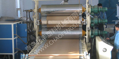 PVC wood plastic foam board extrusion production line PVC wood plastic foam board extrusion production line